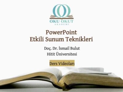  PowerPoint Etkili Sunum Teknikleri