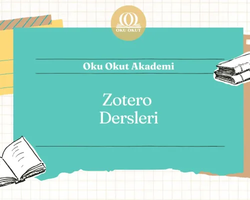 Zotero Dersleri