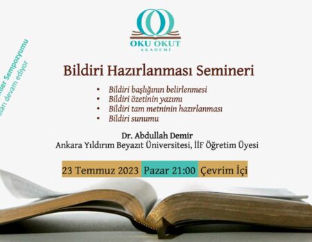 Bildiri Hazırlanması Semineri