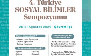 4. Türkiye Sosyal Bilimler Sempozyumu